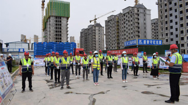 锦艺四时城项目砼试块造作技术大赛